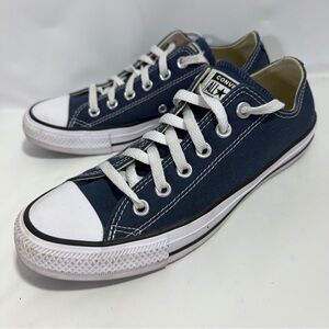 Converse All Stars M9697 BLUE Low Top Sneakers Unisex Size M6.5 W8.5